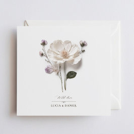 Elegante Rose Chic Square Einladung Hochzeit