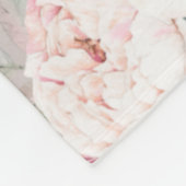 Elegante Rose Fleece Blanket (Ecke)