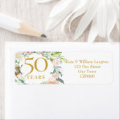 Elegante Rose Garland 50 Jahre Jubiläumsrede (Insitu)