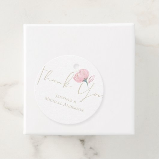 Elegante Rose Geschenkanhänger (Beispiel)