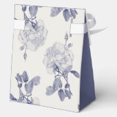 Elegante Rose Geschenkschachtel (Rückseite)