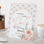 Elegante Rose Girl del Malcantone Sockelschild (In Situ)