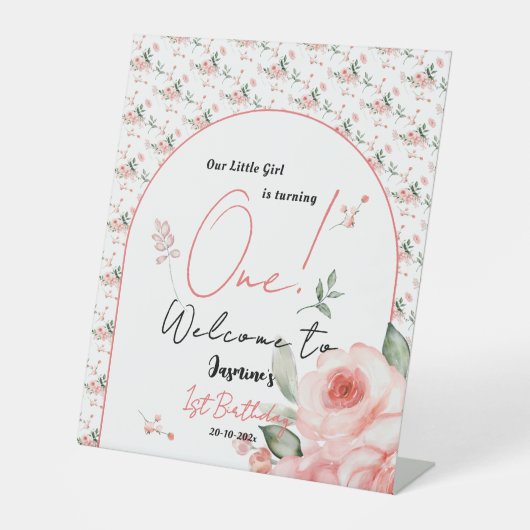 Elegante Rose Girl del Malcantone Sockelschild (Vorderseite)