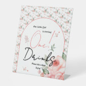 Elegante Rose Girl Sockelschild (Vorderseite)