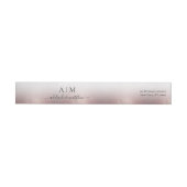 Elegante Rose Glitzer Wedding Monogram Name Script (Person)