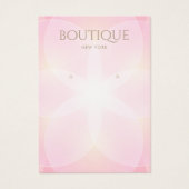 Elegante Rose Glow Earring Display Card (Vorderseite)