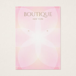 Elegante Rose Glow Earring Display Card