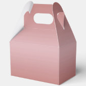 Elegante Rose Gold 100. Geburtstag Geschenkschachtel (Rückseite)