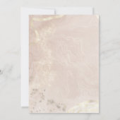 Elegante Rose Gold 2024 Neues Party Einladung (Rückseite)