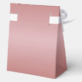 Elegante Rose Gold 90. Geburtstag Geschenkschachtel (Rückseite)