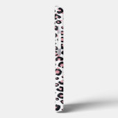 Elegante Rose Gold Black Leopard Muster Case-Mate iPhone Hülle (Rückseite / Links)