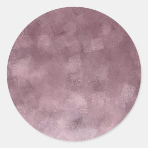 Elegante Rose Gold Blank Template hinzufügen Runder Aufkleber