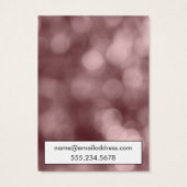 Elegante Rose Gold Bokeh Earring Display (Rückseite)