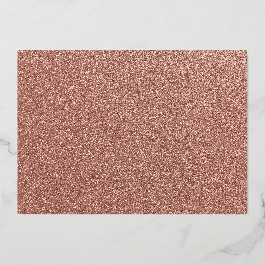 Elegante Rose Gold Butterfly Kleid Quinceanera Folieneinladung (Rückseite)