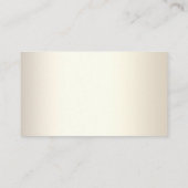 Elegante Rose Gold Calligraphy Champagne Wedding Platzkarte (Rückseite)