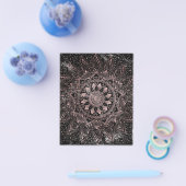 Elegante Rose Gold Dots Mandala Marmor Flyer (Einzeln)