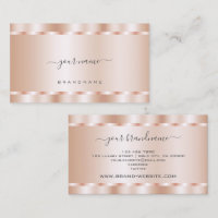 Elegante Rose Gold Effect Glamour Beruflich