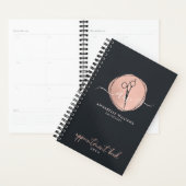 Elegante Rose Gold Fairstylist Terminkalender Planer (Anzeige)