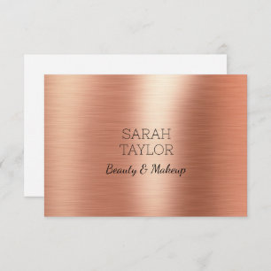 Elegante Rose Gold Foil Black Geschenk Zertifikat