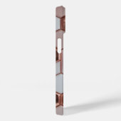 Elegante Rose Gold Geometric iPhone 16 Plus Fall Case-Mate iPhone Hülle (Rückseite / Rechts)