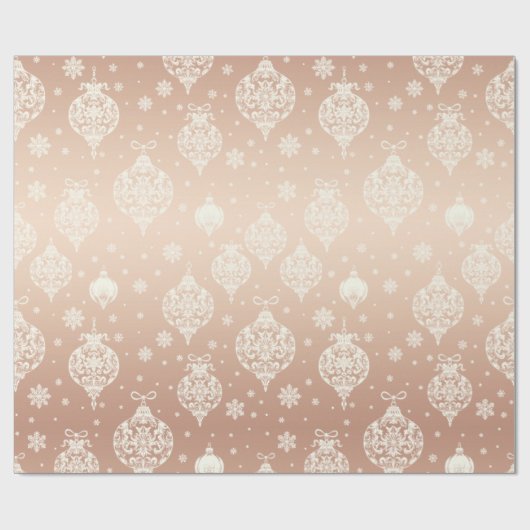 Elegante Rose Gold Geschenkpapier (Flach)