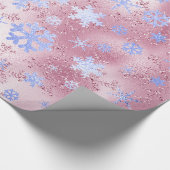 Elegante Rose Gold Geschenkpapier (Ecke)