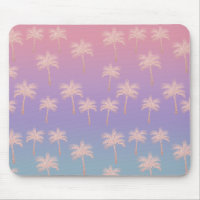 Elegante Rose Gold Glitzer Gradient Palm Muster
