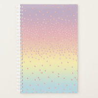 Elegante Rose Gold Glitzer Konfetti Dots Gradient