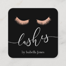 Elegante Rose Gold Glitzer Schwarze Wimpern