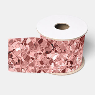 Elegante Rose Gold Glitzer Sparkle Ripsband
