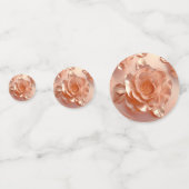 Elegante Rose Gold Glitzer Table Confetti Konfetti (Rückseiten)