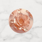 Elegante Rose Gold Glitzer Table Confetti Konfetti (Klein Vorderseite)