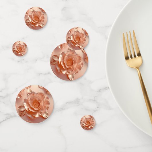 Elegante Rose Gold Glitzer Table Confetti Konfetti (Gruppe)