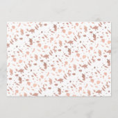 Elegante Rose Gold Graduate Foto Graduation Party Einladung (Rückseite)