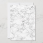 Elegante Rose Gold Kupfer Marmor Palme Tree Hochze Einladung (Rückseite)