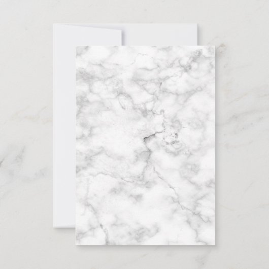 Elegante Rose Gold Kupfer Marmor Palme Tree Hochze RSVP Karte (Rückseite)