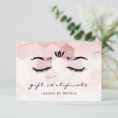 Elegante Rose Gold Lashes (Stehend Vorderseite)