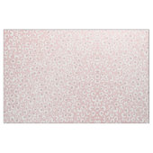 Elegante Rose Gold Leopard Print White Pattern Stoff (Fat Quarter (45,7 x 55,9 cm))