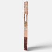 Elegante Rose Gold Marble Agate Script Case-Mate iPhone Hülle (Rückseite / Rechts)