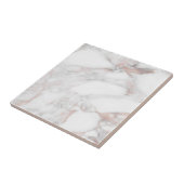 Elegante Rose Gold-Marmor anpassbare Vorlage Fliese (Seite)