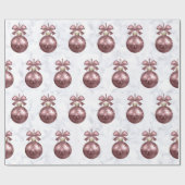 Elegante Rose Gold & Marmor Geschenkpapier (Flach)