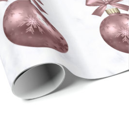 Elegante Rose Gold & Marmor Geschenkpapier