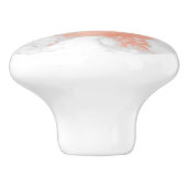 Elegante Rose Gold Marmoreffekt-Schubladen Keramikknauf (Seitenansicht)