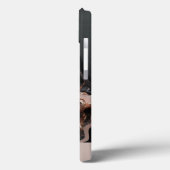 Elegante Rose Gold Marmorstruktur Case-Mate iPhone Hülle (Rückseite / Links)