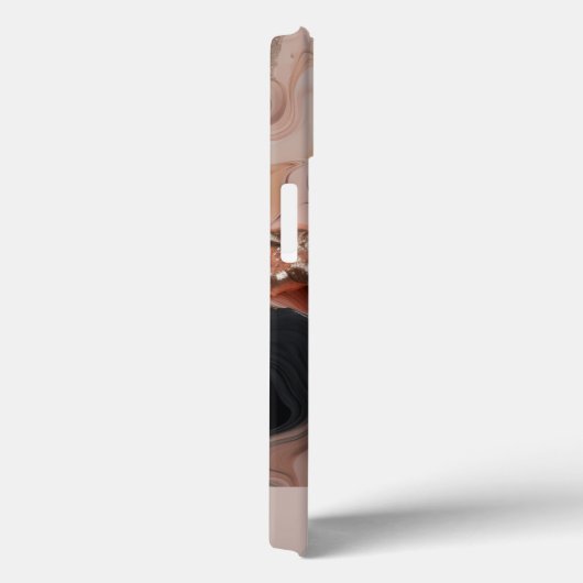 Elegante Rose Gold Marmorstruktur Case-Mate iPhone Hülle (Rückseite / Rechts)