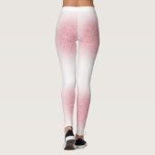 Elegante Rose Gold Moderne Vorlage Trendy Leggings (Rückseite)