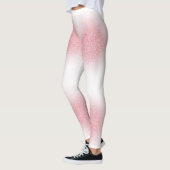 Elegante Rose Gold Moderne Vorlage Trendy Leggings (Links)