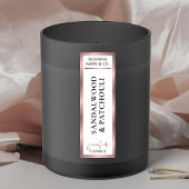 Elegante Rose Gold Product Siegel Tamper Proof Can Etiketten