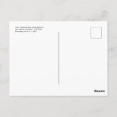 Elegante Rose Gold Sparkling Sie tat es Abschluss Postkarte (Rückseite)