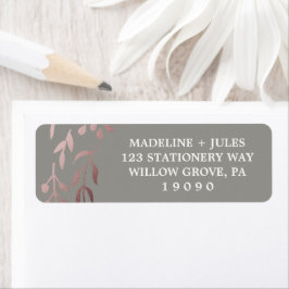 Elegante Rose Gold und Grau | Blendrahm